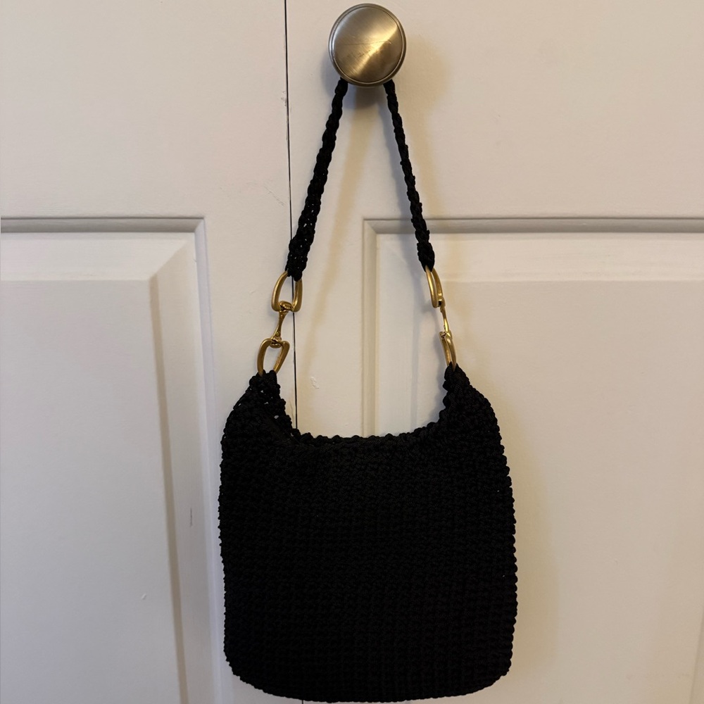 Black Crochet Bag - Picture 3 of 5